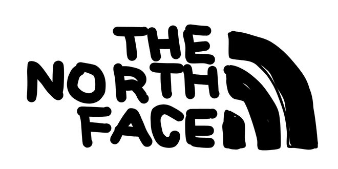ノースフェイスのロゴ