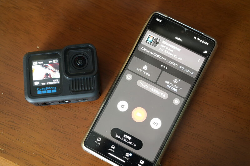 GoPro HERO 13をアプリ接続